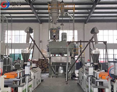Poeder Mixer Mengmachine Met Doseersysteem En Grondstoffen Laadtrechter