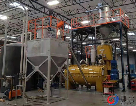 Mixers van pvc van de hoge snelheidsmixer de Samengestelde Turbo met Pneumatisch het Doseren Vervoerend Systeem
