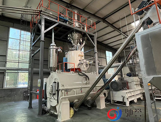 De plastic het Mengen zich Mixer van Machinepvc met Vacuüm die het Doseren Systeem vervoeren