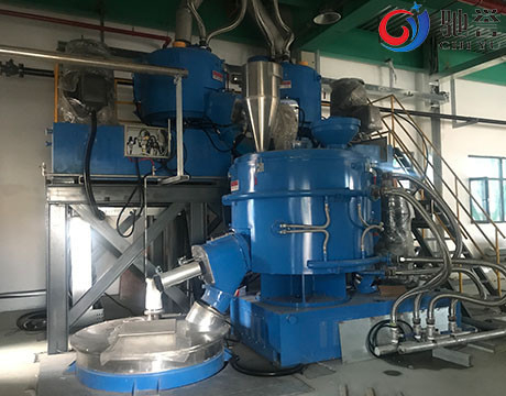 Pvc-poederrubbercompoundmixer met automatisch doseersysteem en laadstation voor jumbozakken