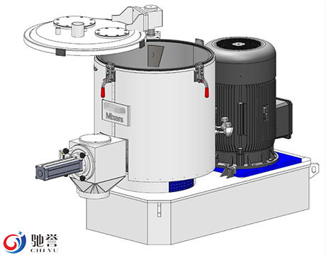 De Verwarmende en Koelmixer Turbomixer van de hoge snelheidsmixer met het Pneumatische Vervoeren Systeem