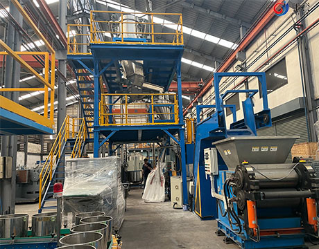 Van de het Zwartselolie van de rubberverwerkingsmachine Automatisch de Partij Wegend Systeem