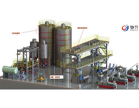 Automatisch pvc die &amp; Systeem van de Systeem het Materiële Overdracht doseren mengen